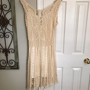 Free people crochet dress